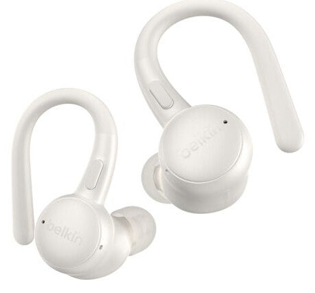 Belkin SoundForm ActiveFit Headset Wired & Wireless Ear-hook Calls/Music USB Type-C Bluetooth White