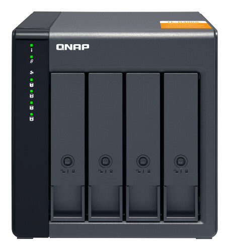 QNAP TL-D400S storage drive enclosure HDD/SSD enclosure Black, Grey 2.5/3.5"