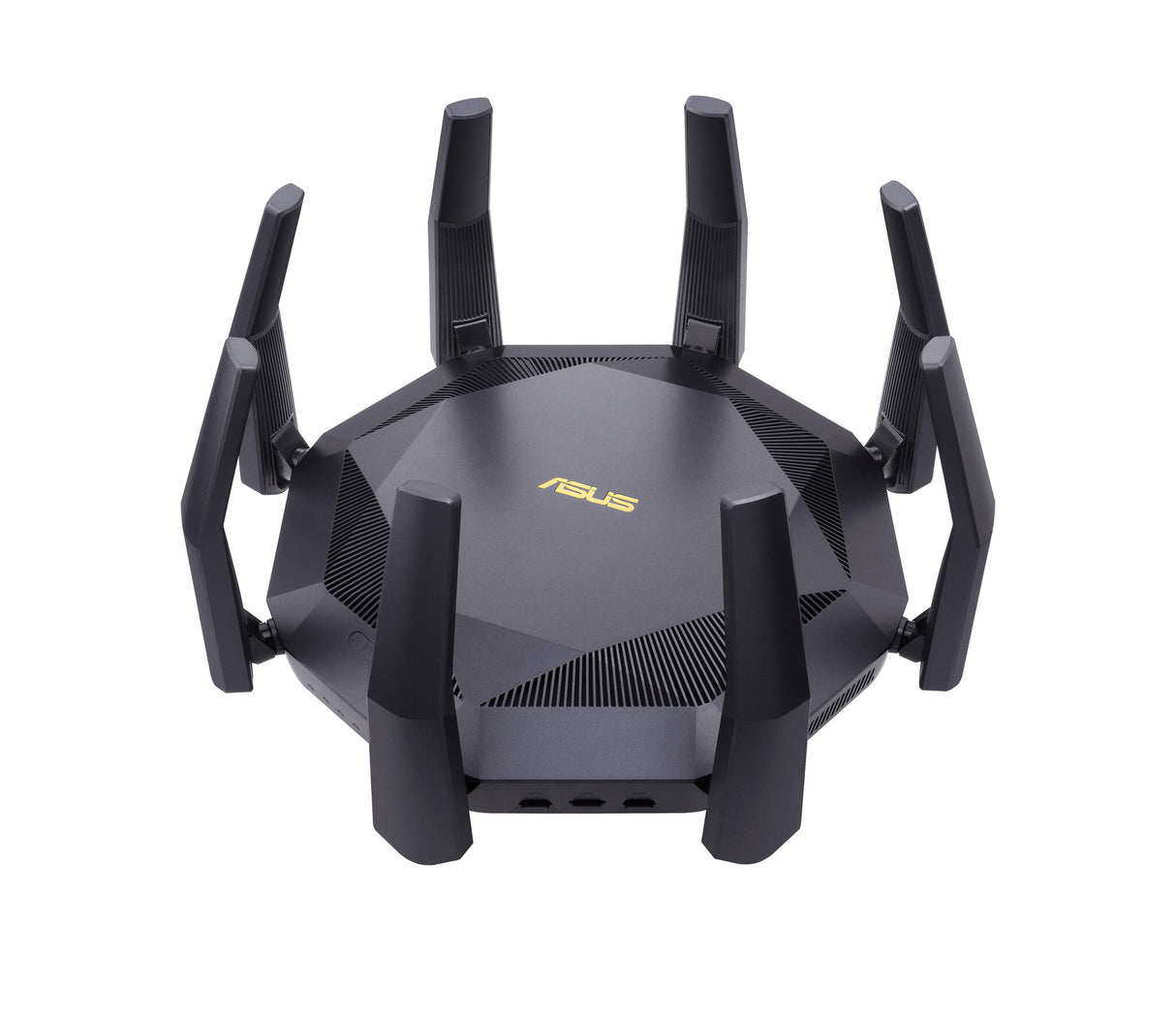 Asus (RT-AX89X) AX6000 Enrutador inalámbrico Wi-Fi 6 de doble banda, 12 transmisiones, MU-MIMO y OFDMA, AiMesh, puertos duales 10G, SFP+, USB, seguridad de Internet gratuita de por vida