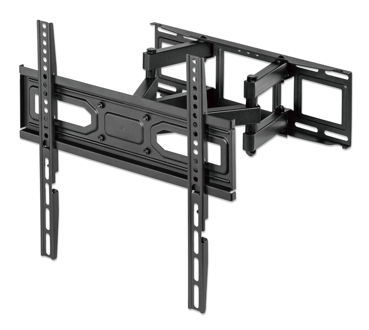 Manhattan Wall Mount for TV & Monitors (Full Motion), For screens 32" to 55", VESA compatability: all between 100x100mm and 400x400mm - check the dimensions of the four mounting holes on back of screen to ensure it fits, Max 40kg, Black, Bracket, Lifetime