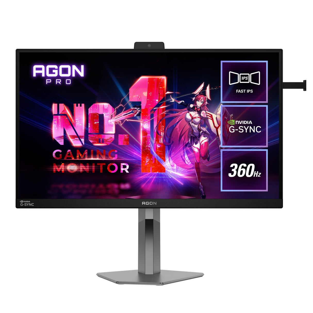 AOC AG276QSG2/75 computer monitor 68.6 cm (27") 2560 x 1440 pixels Black, Grey
