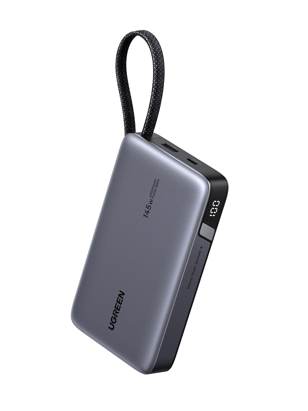 Ugreen 20000mAh Power Bank 145W 1C1A with Built-in USB-C Cable