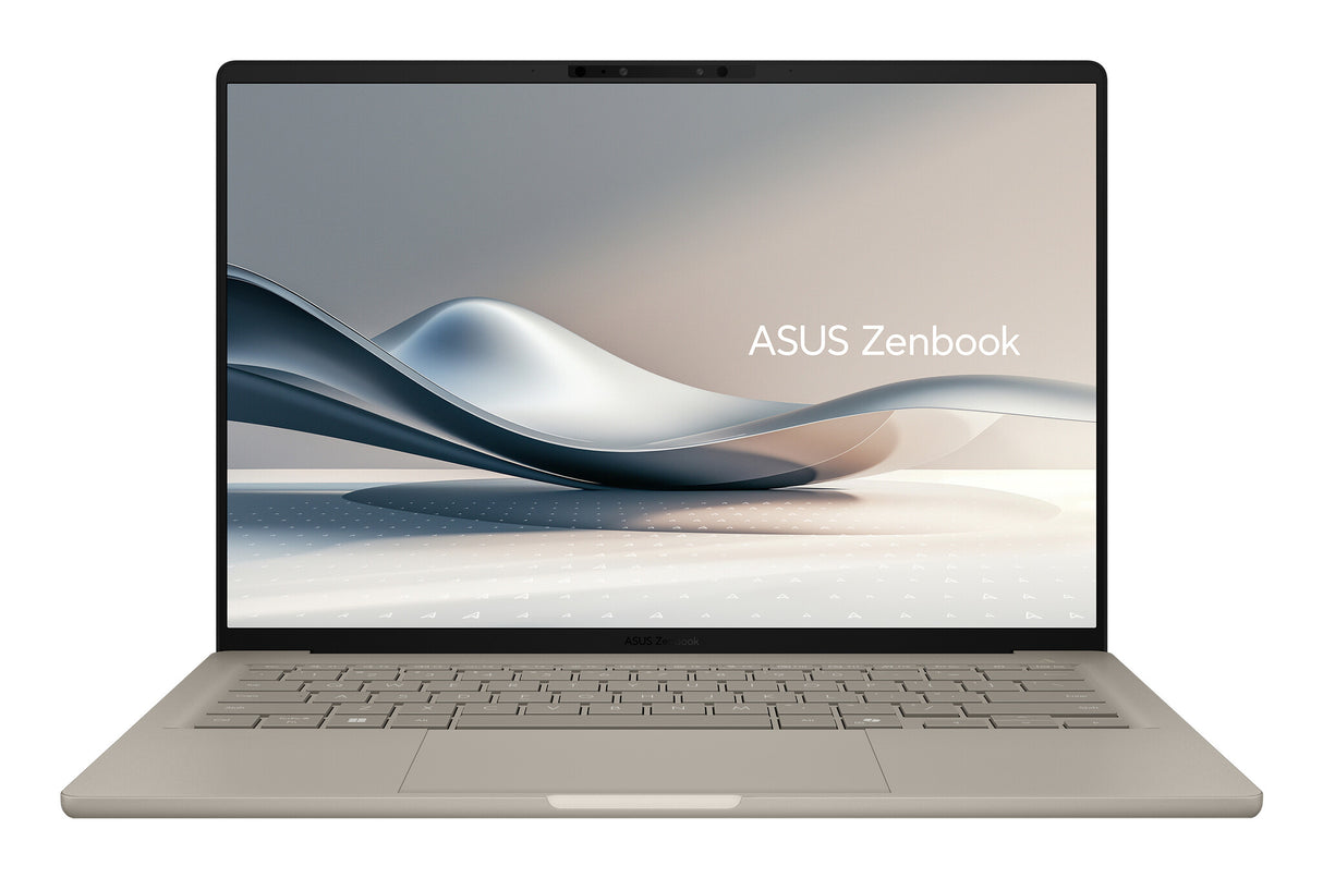 ASUS Zenbook A14 UX3407QA-QD219W Copilot+ PC Snapdragon X1-26-100 Laptop 35.6 cm (14") WUXGA 16 GB LPDDR5x-SDRAM 512 GB SSD Wi-Fi 6E (802.11ax) Windows 11 Home Beige