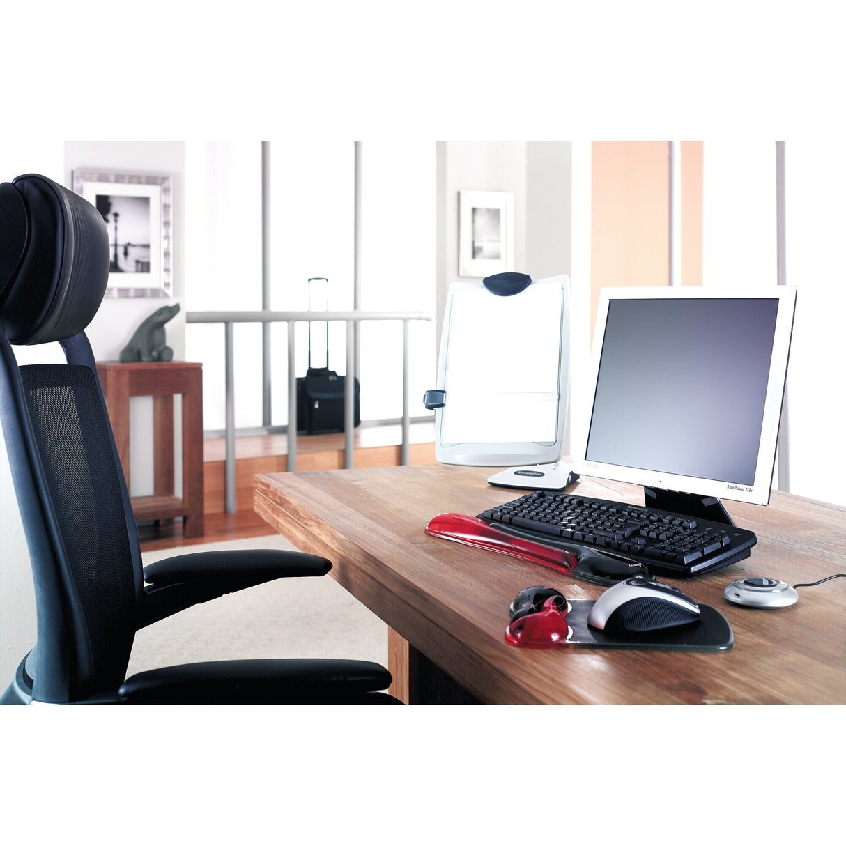 Kensington Duo Gel Mouse Pad Wrist Rest — Red