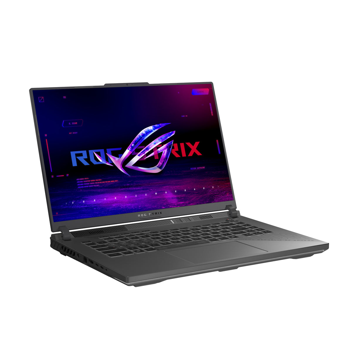 ASUS ROG Strix G16 G614PP-RV021W AMD Ryzen™ 9 8940HX Laptop 40.6 cm (16") WUXGA 32 GB DDR5-SDRAM 1 TB SSD NVIDIA GeForce RTX 5070 Wi-Fi 6E (802.11ax) Windows 11 Home Black, Grey