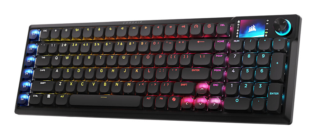 Corsair VANGUARD AIR 99 keyboard Gaming RF Wireless + USB QWERTY UK English Black