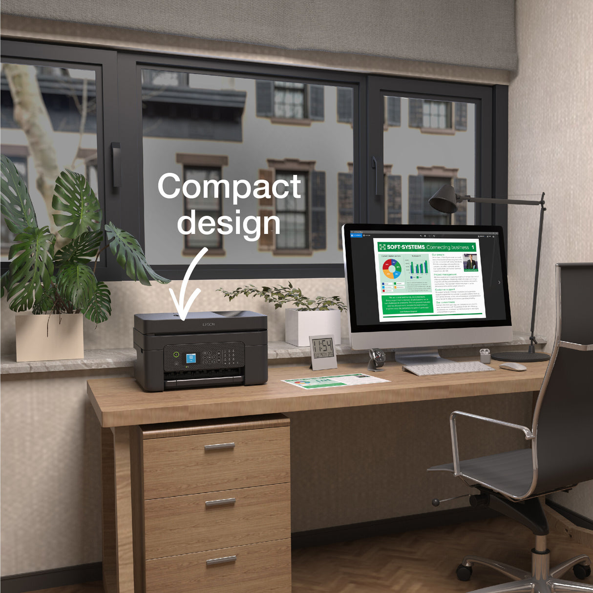 Epson WorkForce WF-2930DWF C11CK63401 Impresora InkJet ADF, Multifunción, WiFi/USB, Dúplex