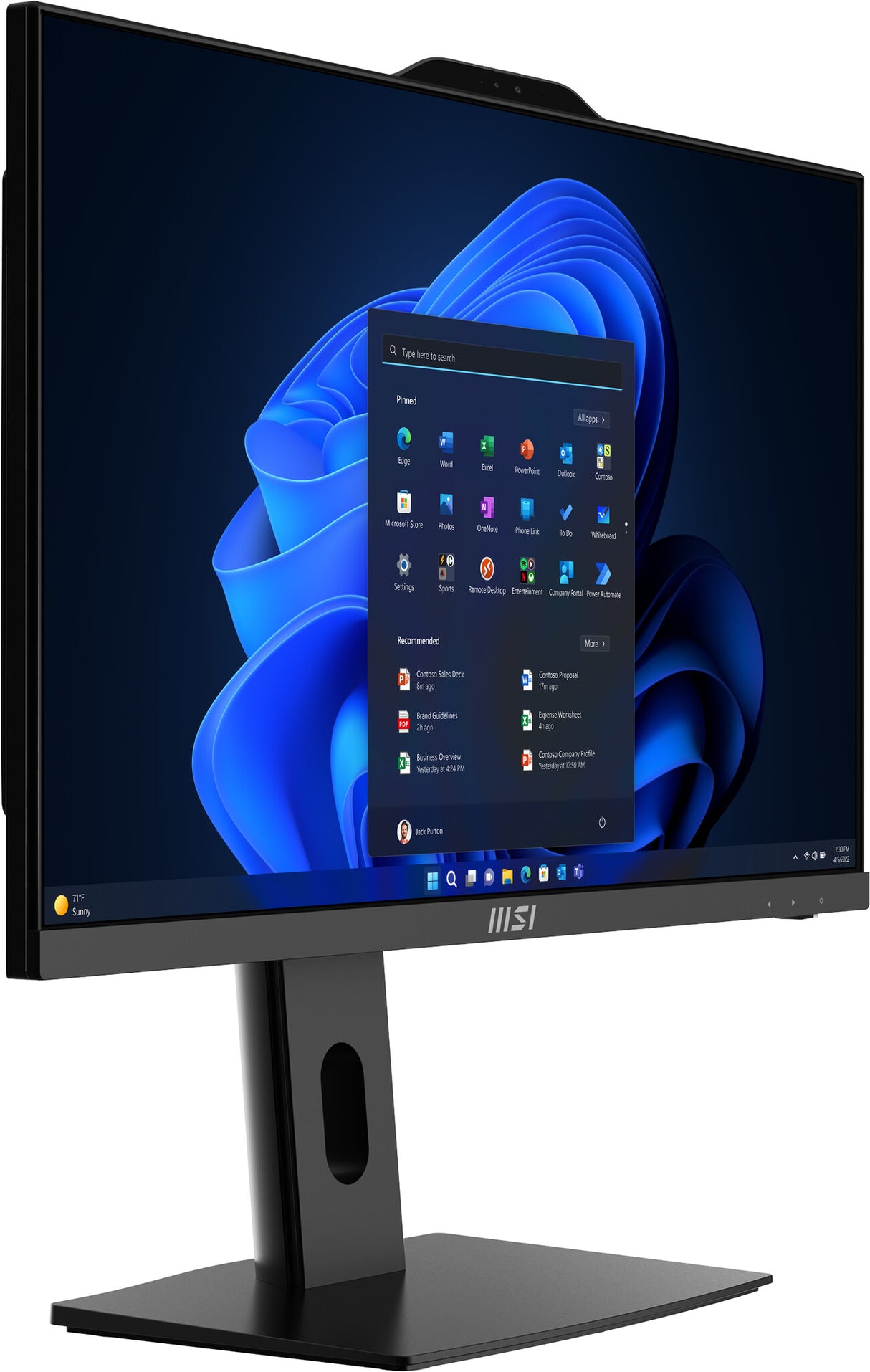 MSI Pro AP242P 14M Intel Core i5 14400 All in One PC Barebone, (NO RAM, NO Storage, NO OS), 23.8 Inch IPS Screen/UHD Graphics/Type-C/USB/LAN/HDMI/DP/WiFi 6E/BT 5.3/VESA