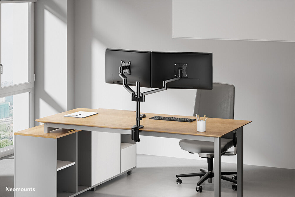 Neomounts DS60-425BL2 Monitor arm 17-27" - space saving