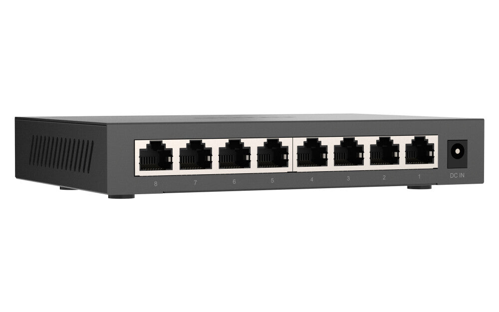 QNAP QSW-1108-8T-R2 network switch Unmanaged 2.5G Ethernet (100/1000/2500) Desktop Black