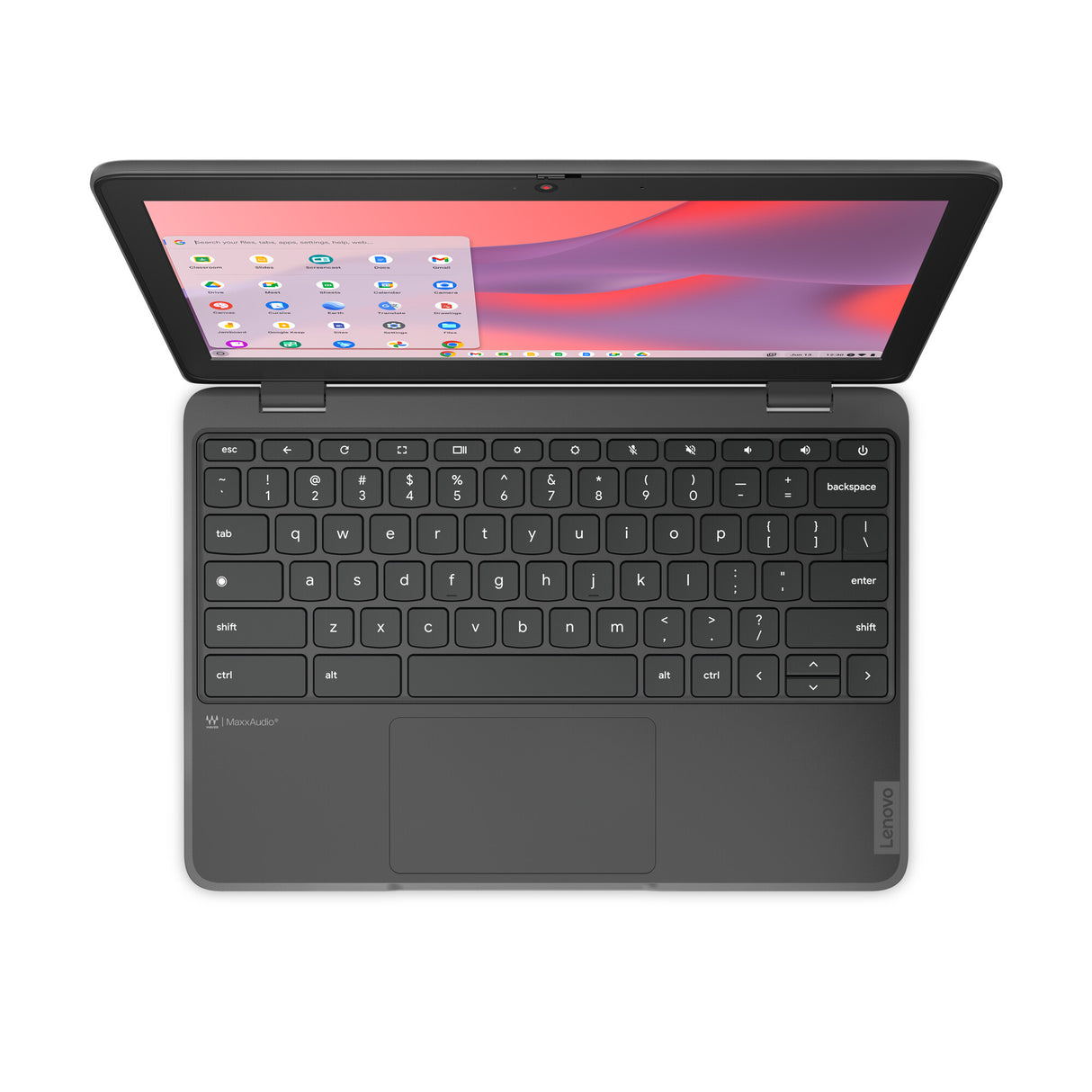 Lenovo 100e Chromebook Gen 4 MediaTek Kompanio 528 29.5 cm (11.6") HD 4 GB LPDDR4x-SDRAM 32 GB eMMC Wi-Fi 6 (802.11ax) ChromeOS English Grey
