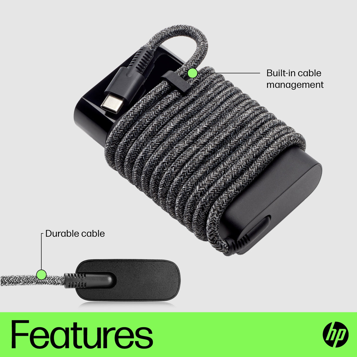 HP USB-C 65W Laptop Charger