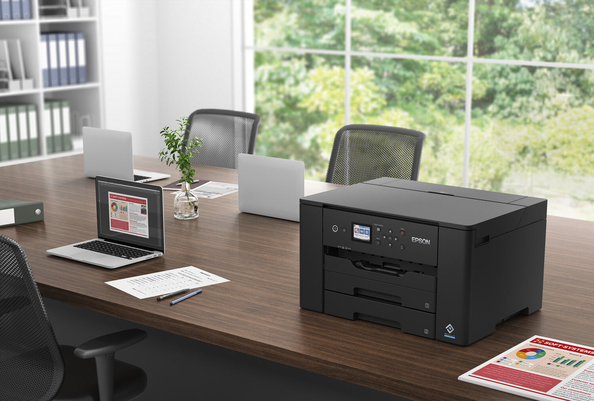 Imprimante jet d'encre Epson WorkForce Pro WF-7310DTWF C11CH70401, A3, double bac à papier, sans fil, Ethernet