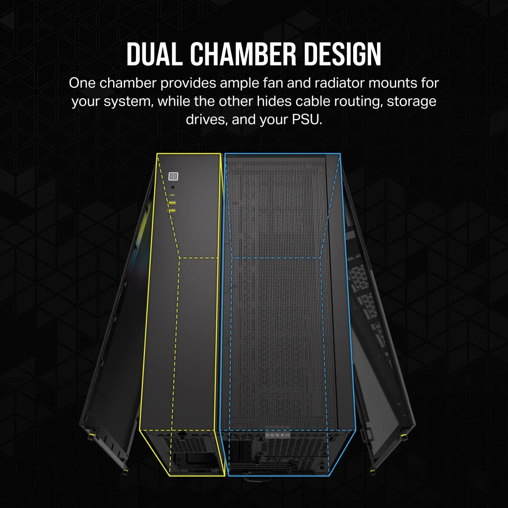Corsair 2500X RGB Micro Tower Black