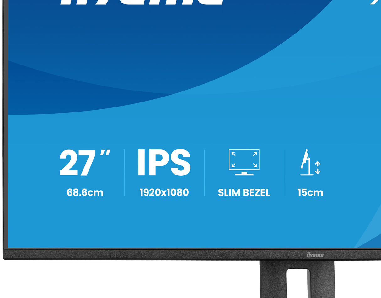 iiyama ProLite XB2797HSU-B1 computer monitor 68.6 cm (27") 1920 x 1080 pixels Full HD LED Black