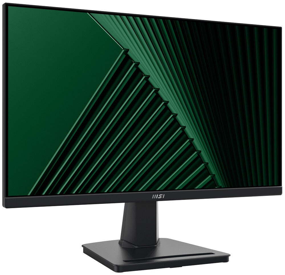 MSI Pro MP225V 21.45 Inch Monitor, FHD (1920 x 1080), 100Hz, VA, 1ms, 1x HDMI 1.4b, 1x D-Sub(VGA), Anti-Glare, Anti-Flicker, Less Blue light, TÜV Certified, VESA, Kensington, Black