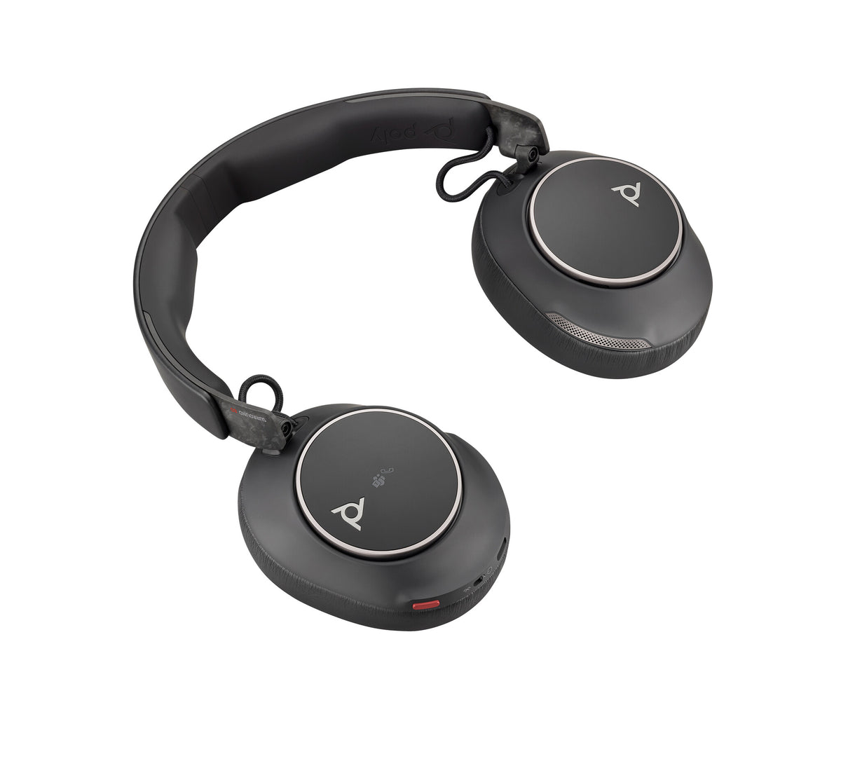 HP Poly Voyager Surround 85 UC USB-C Headset +USB-C/A Adapter +Charging Stand