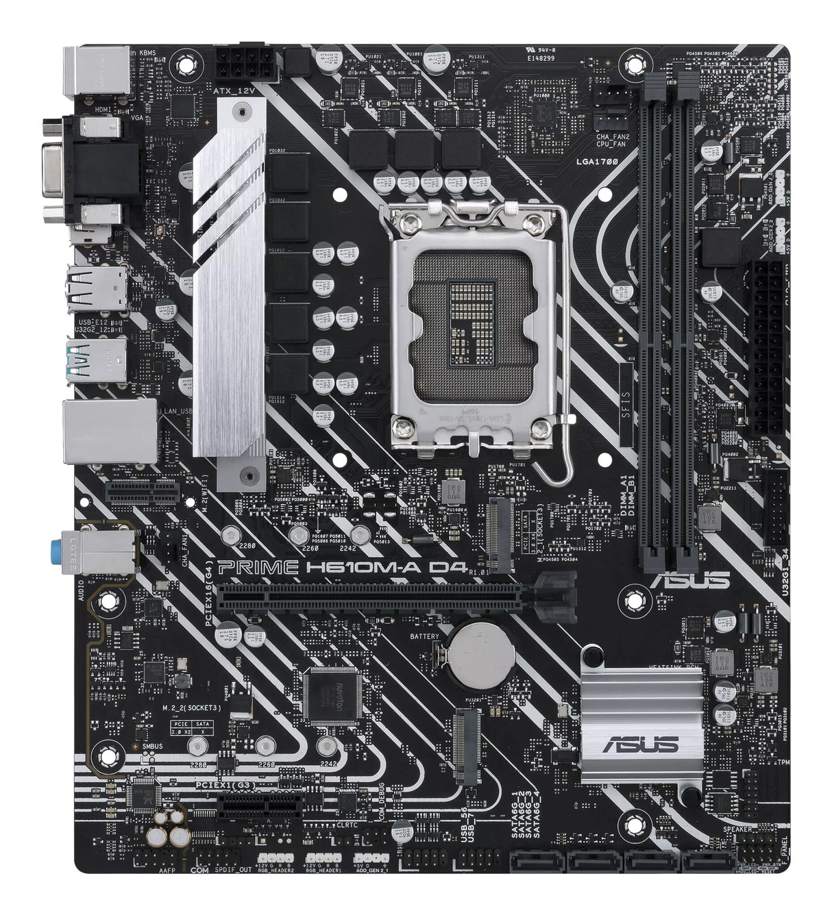 ASUS PRIME H610M-A D4-CSM Intel H610 LGA 1700 micro ATX