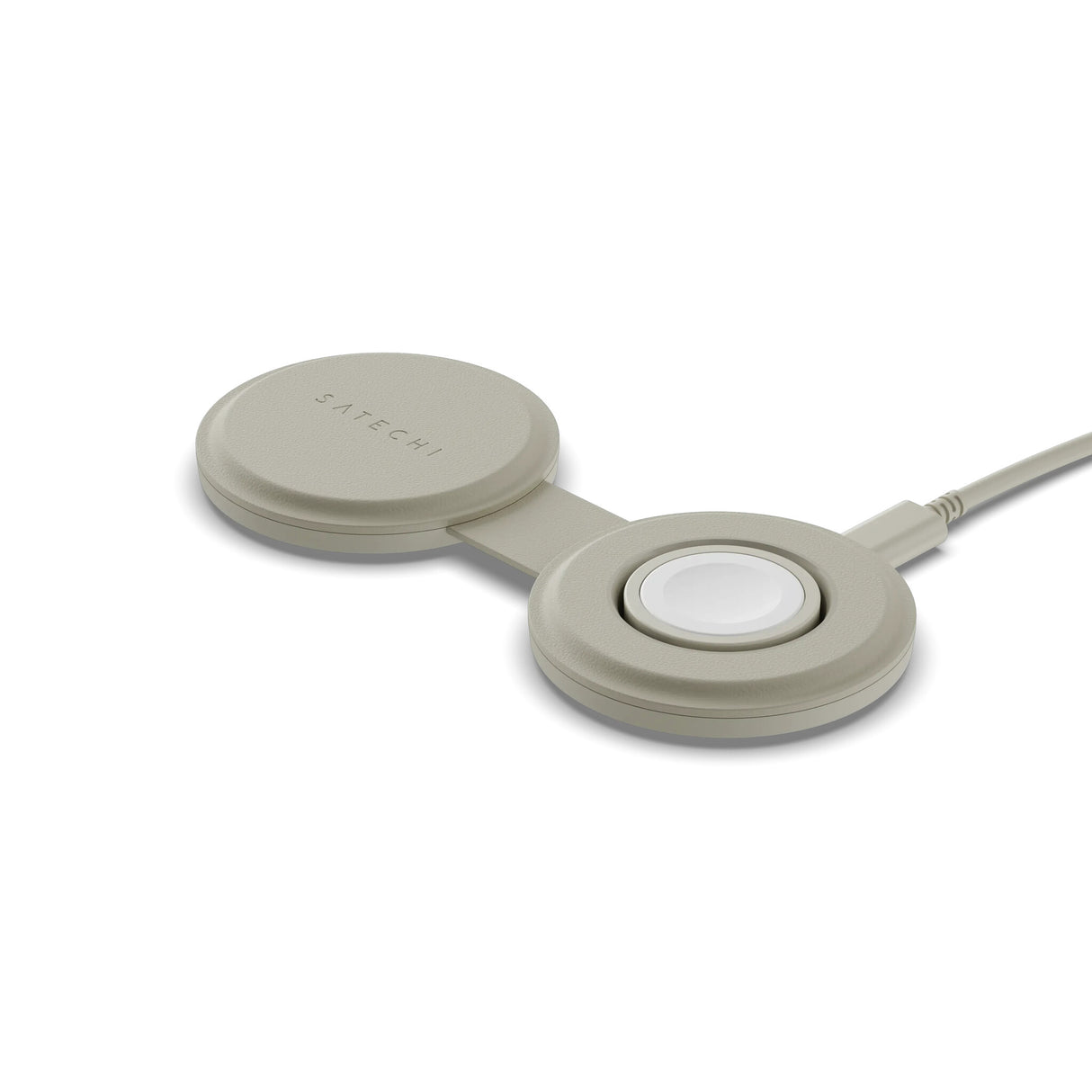 Satechi OntheGo 2-in-1 Headset, Smartphone, Smartwatch White USB Wireless charging Fast charging Indoor