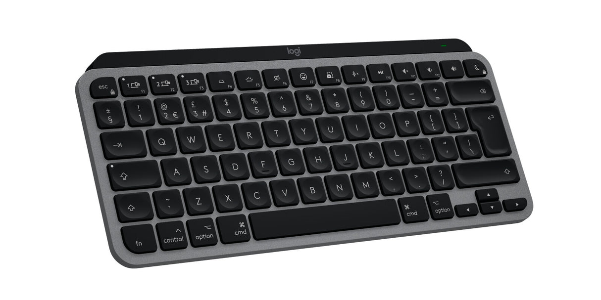 Logitech MX Keys Mini For Mac keyboard Home/Office Bluetooth QWERTY UK English Black, Grey