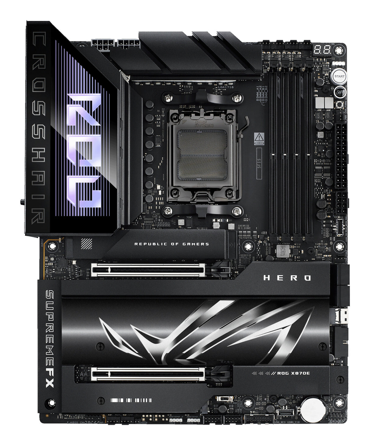 ASUS ROG CROSSHAIR X870E HERO AMD X870E Socket AM5 ATX