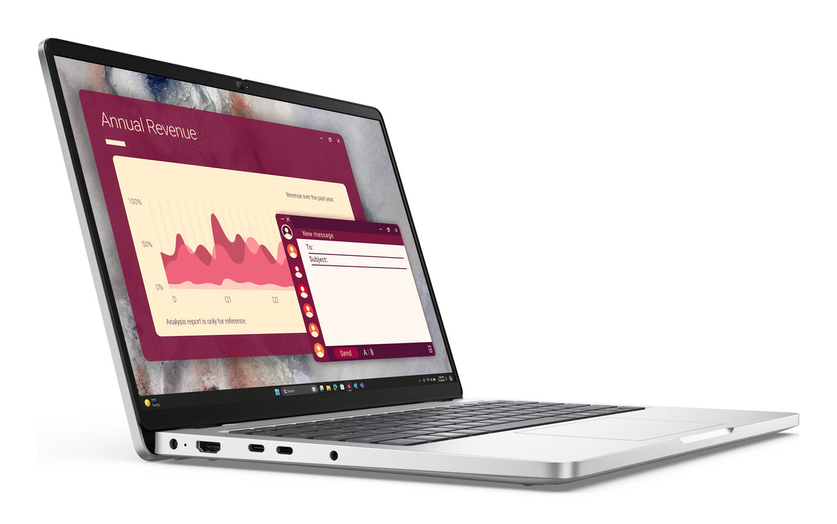 DELL Pro 14 PC14250 Intel Core Ultra 7 265U Laptop 35.6 cm (14") Full HD+ 16 GB DDR5-SDRAM 512 GB SSD Wi-Fi 6E (802.11ax) Windows 11 Pro UK English Platinum