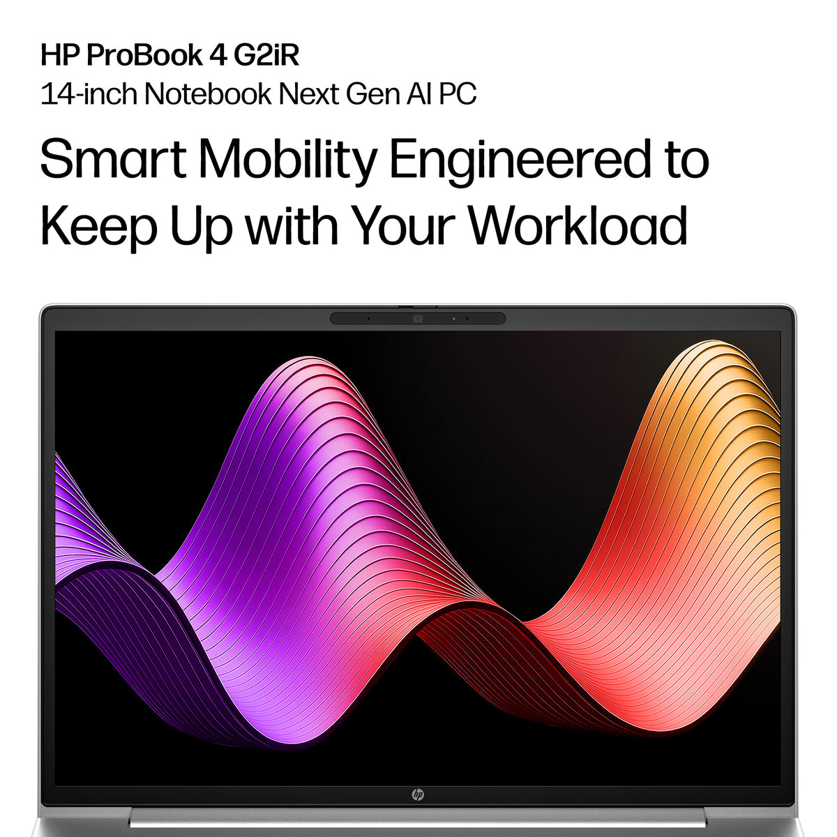 HP ProBook 4 G2iR 14 inch Notebook Next Gen AI PC Copilot+ PC Intel Core Ultra 7 256V Laptop 35.6 cm (14") WUXGA 16 GB LPDDR5x-SDRAM 512 GB SSD Wi-Fi 7 (802.11be) Windows 11 Pro Silver