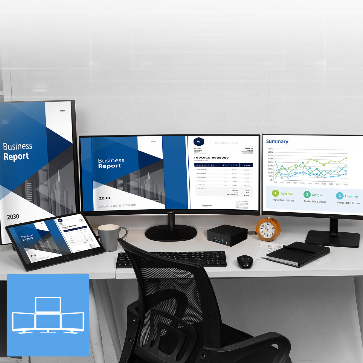 MSI Cubi NUC AI 1UMG Intel Core Ultra 5 125H, Desktop PC, NUC, SFF, Mini Computer, HTPC, (16GB RAM, 512GB Storage, Windows 11 PRO), Intel Graphics/DDR5/Dual ThunderBolt 4/Dual HDMI/Dual LAN/WiFi 6E/BT 5.3/VESA