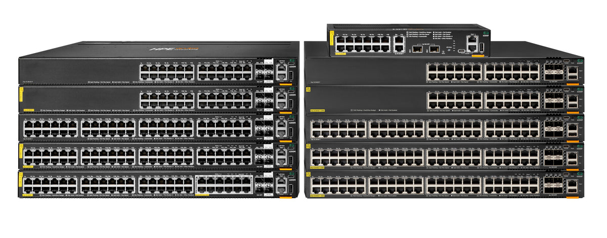 HPE Aruba Networking CX 6200F 12G Class4 PoE 2G/2SFP+ 139W Switch