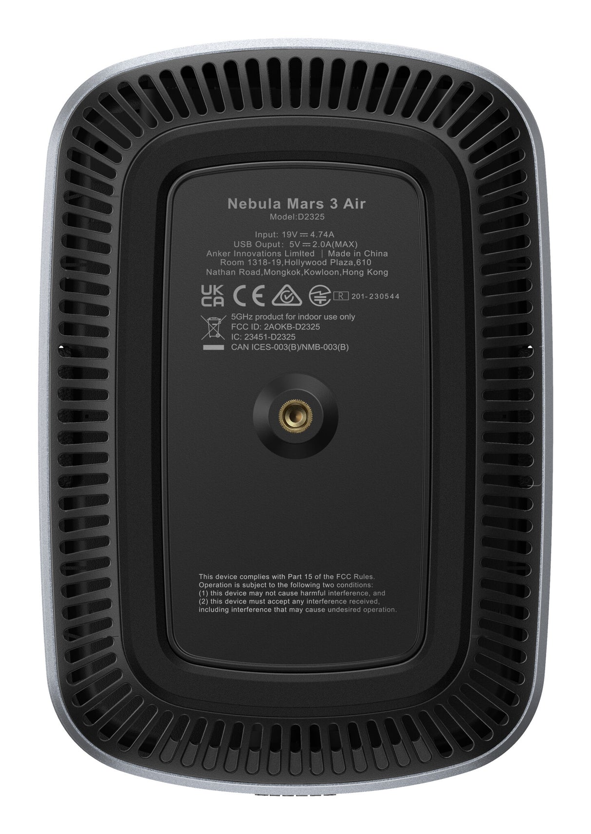 Anker Nebula Mars 3 Air Standard throw projector 400 ANSI lumens DLP 1080p (1920x1080) Grey