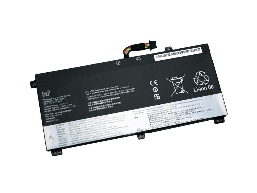 BTI 45N1741 compatible 44Wh 3-cell battery for THINKPAD T550