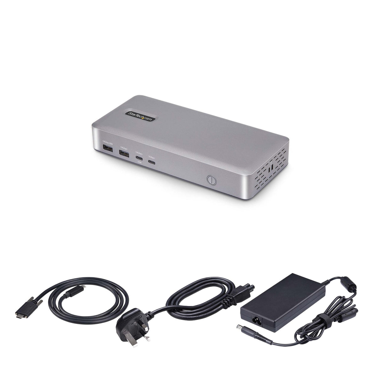 StarTech.com Dual-Monitor USB4 Docking Station, Dual 4K 120Hz or Single 8K 60Hz HDMI, 100W Laptop Charging, 2.5GbE, USB-C Multi-Monitor Dock, Driverless