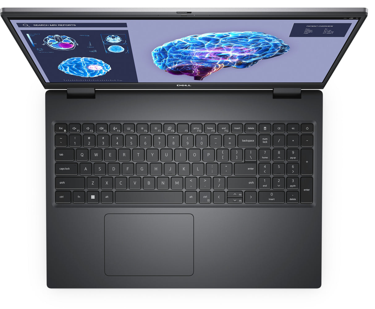 DELL Precision 7680 Intel® Core™ i7 i7-13850HX Mobile workstation 40.6 cm (16") Full HD+ 16 GB DDR5-SDRAM 512 GB SSD NVIDIA RTX 2000 Ada Wi-Fi 6E (802.11ax) Windows 11 Pro UK English Grey