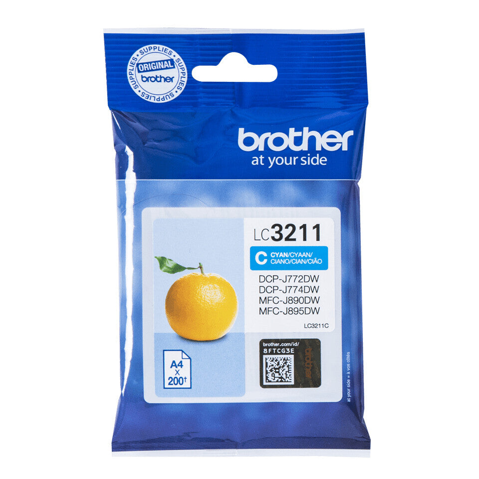 Brother LC3211C ink cartridge 1 pc(s) Original Standard Yield Cyan