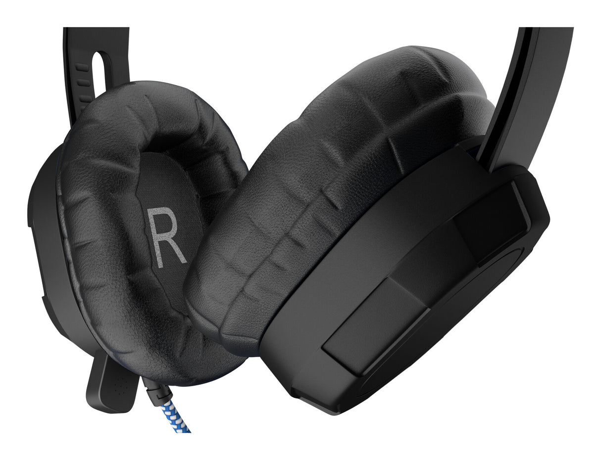 MAXCases Extreme Headset w/braided cable, inline volume control and built-in microphone w/USB-C connector (Black)