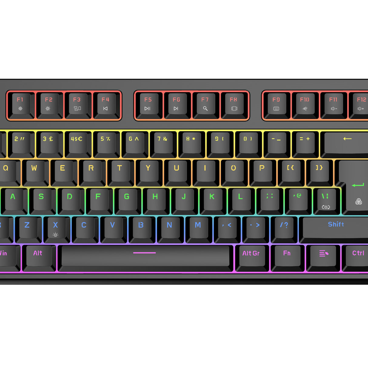 VIDA MAGNA MAGNETIC USB RGB keyboard Gaming QWERTY UK English Black