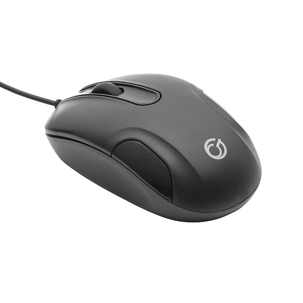 connektgear KB235 USB Standard UK Layout Keyboard & 3 Button Optical Mouse - Black
