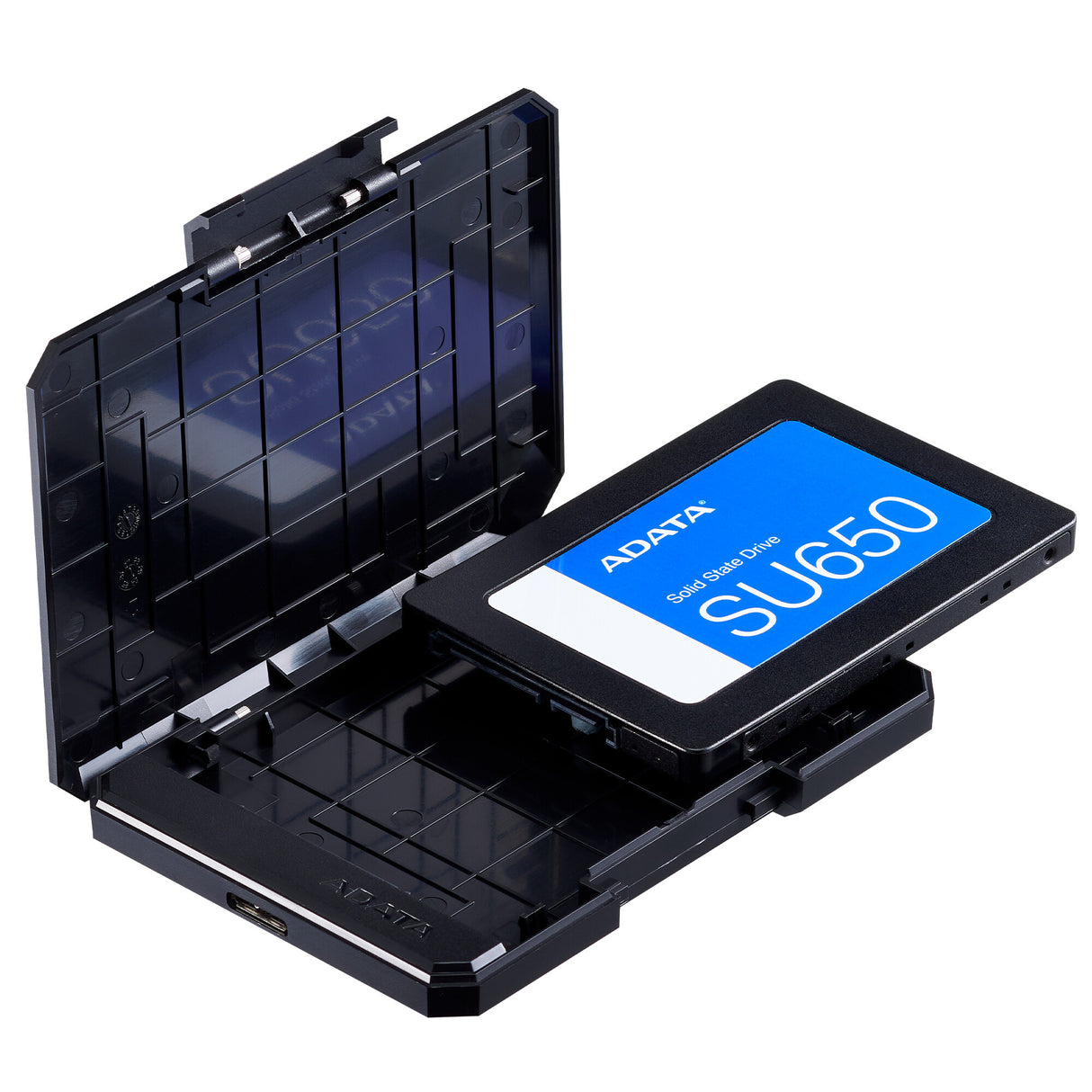 ADATA EC600-BCBK storage drive enclosure HDD/SSD enclosure Black 2.5"
