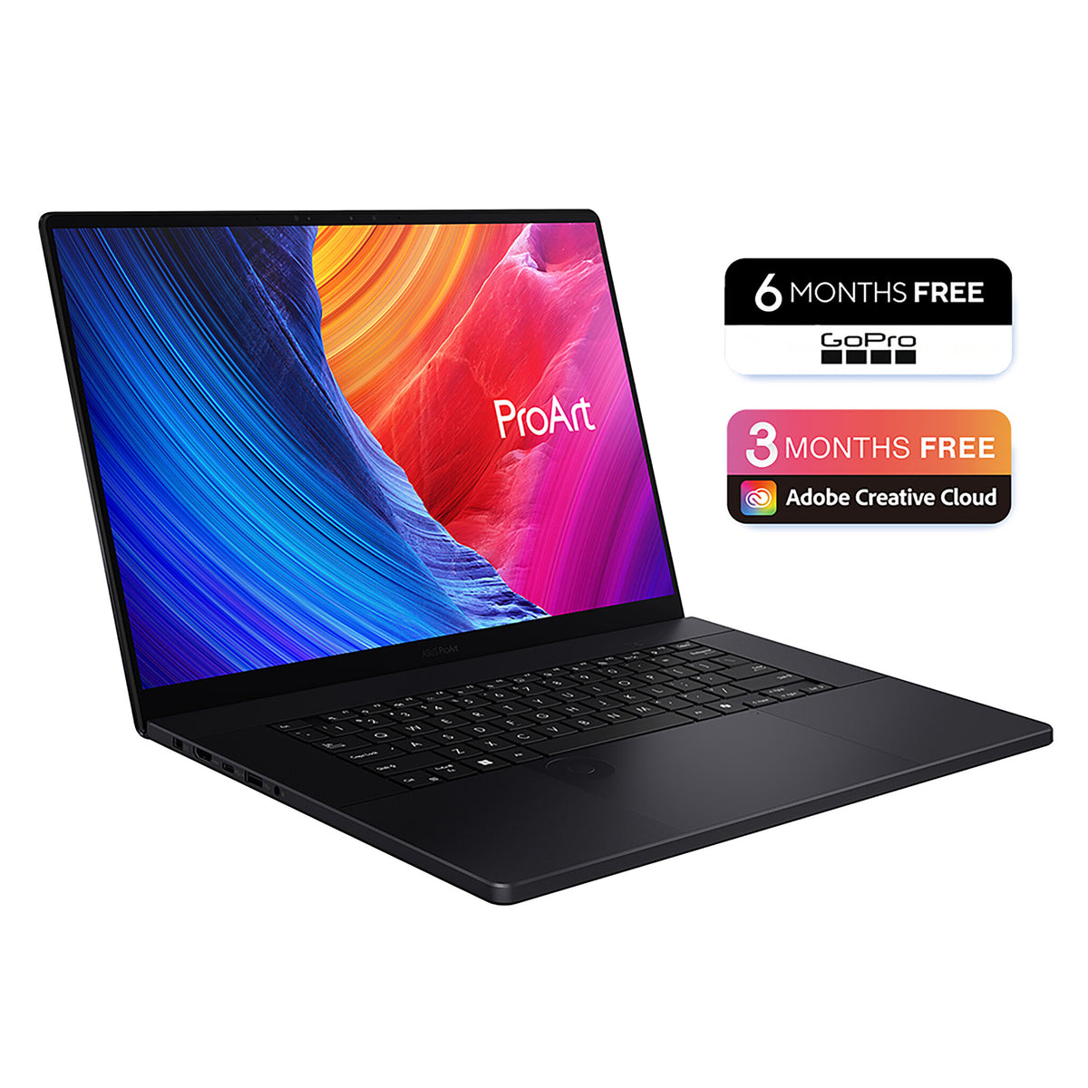 ASUS ProArt P16 H7606GP-SR011W AMD Ryzen AI 9 465 Laptop 40.6 cm (16") Touchscreen 3K 16 GB LPDDR5x-SDRAM 1 TB SSD NVIDIA® GeForce RTX™ 5070 Laptop GPU Wi-Fi 7 (802.11be) Windows 11 Home Black