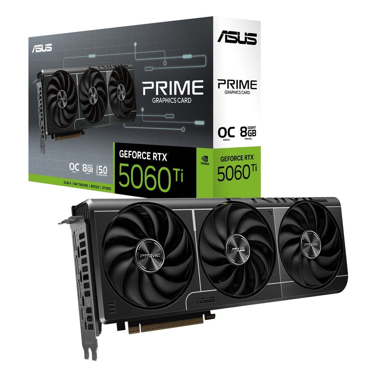 ASUS Prime -RTX5060TI-O8G NVIDIA GeForce RTX 5060 Ti 8 GB GDDR7