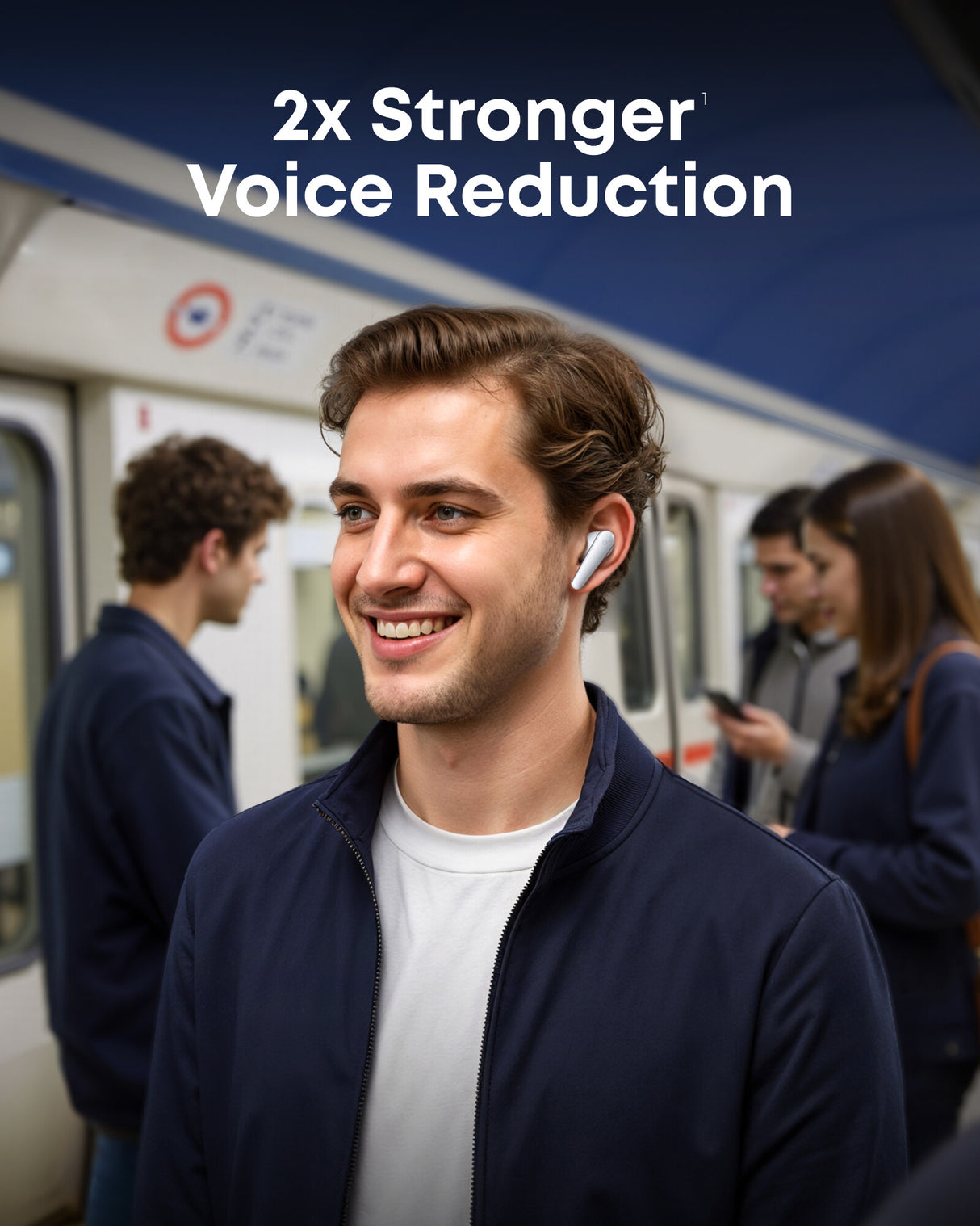 Soundcore Liberty 5 Wireless Noise Cancelling Earbuds, White