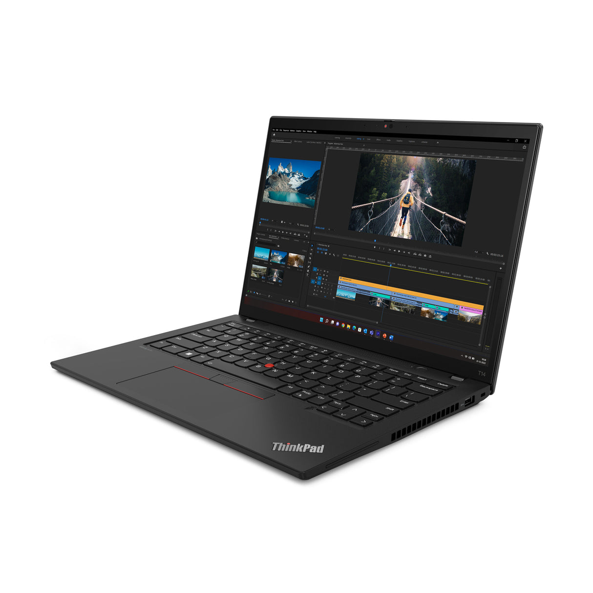 Lenovo ThinkPad T14 Gen 4 (Intel) Intel® Core™ i5 i5-1335U Laptop 35.6 cm (14") WUXGA 16 GB DDR5-SDRAM 256 GB SSD Wi-Fi 6E (802.11ax) Windows 11 Pro UK English Black