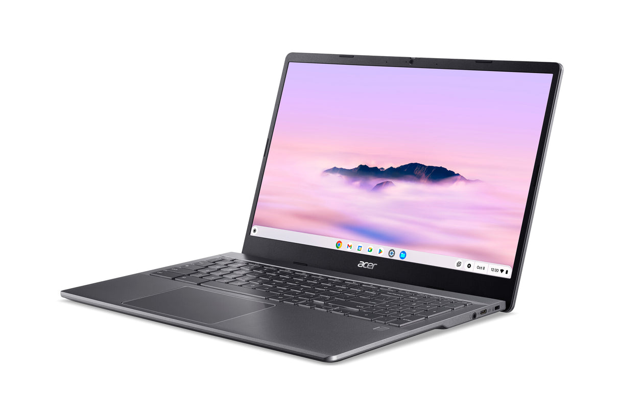 Acer Chromebook Plus 515 CBE595-2-TCO-56LN Intel Core 5 120U 39.6 cm (15.6") Full HD 16 GB LPDDR5x-SDRAM 256 GB SSD Wi-Fi 6 (802.11ax) ChromeOS Grey