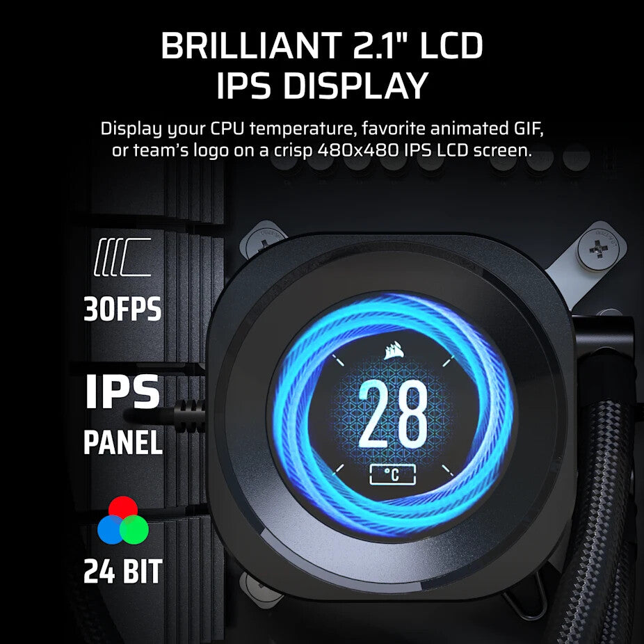 Corsair Nautilus 360 RS Processor All-in-one liquid cooler 12 cm Black