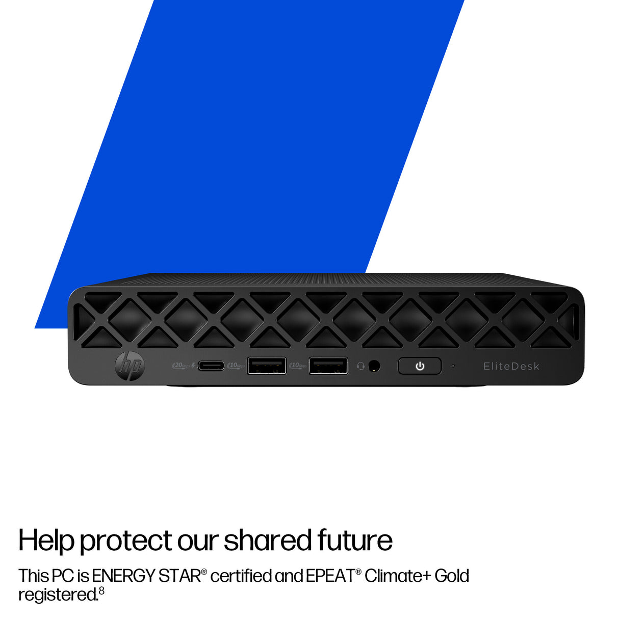 HP EliteDesk 8 Mini G1i Desktop AI PC Intel Core Ultra 5 235T 16 GB DDR5-SDRAM 512 GB SSD Windows 11 Pro Mini PC Black