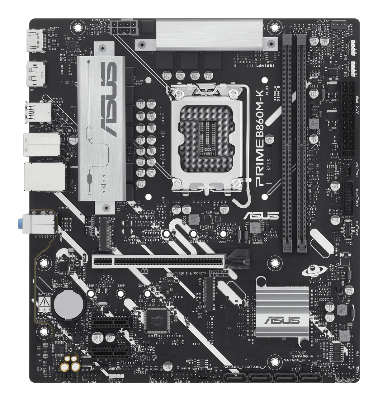 ASUS PRIME B860M-K Intel B860 LGA 1851 (Socket V1) micro ATX