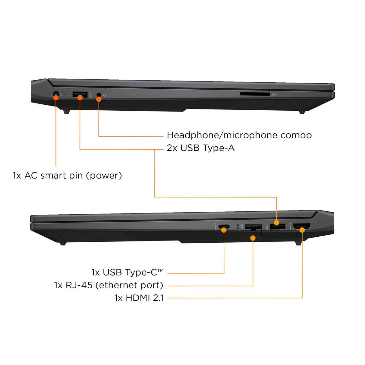 HP Victus Gaming 15-fb3007na AMD Ryzen™ 7 7445H Laptop 39.6 cm (15.6") Full HD 16 GB DDR5-SDRAM 512 GB SSD NVIDIA GeForce RTX 4050 Wi-Fi 6 (802.11ax) Windows 11 Home Black