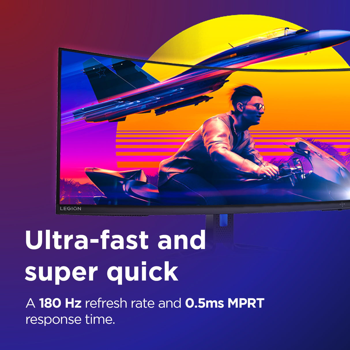 Lenovo Legion R34w-30 computer monitor 86.4 cm (34") 3440 x 1440 pixels Wide Quad HD LCD Black