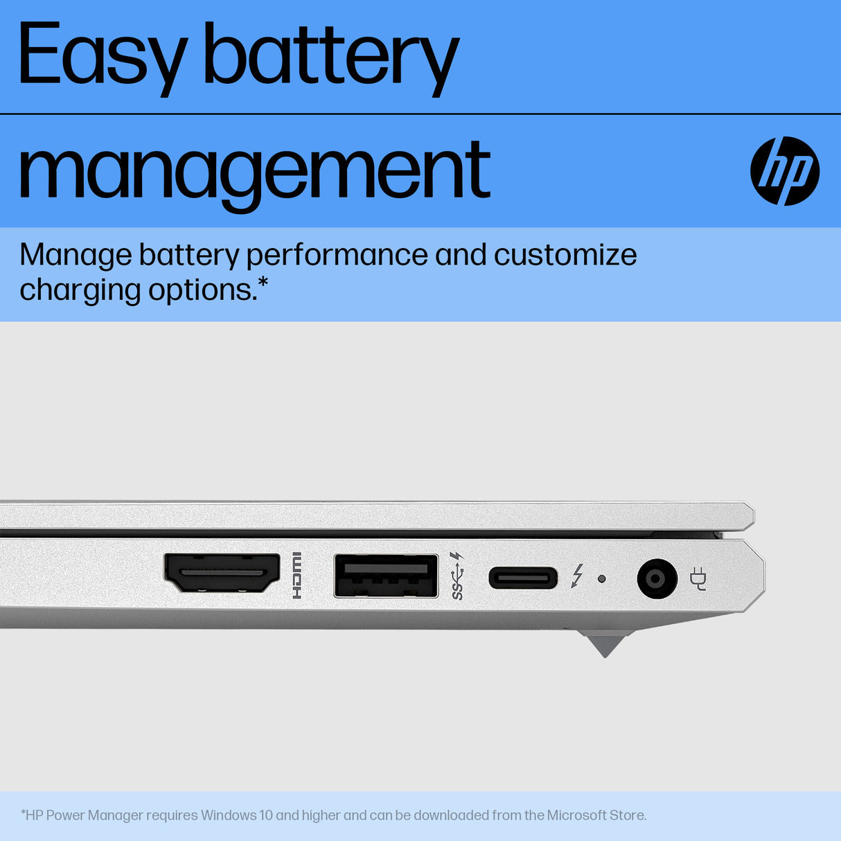 HP EliteBook 630 G10 Intel® Core™ i5 i5-1335U Laptop 33.8 cm (13.3") Full HD 8 GB DDR4-SDRAM 256 GB SSD Wi-Fi 6E (802.11ax) Windows 11 Pro Silver