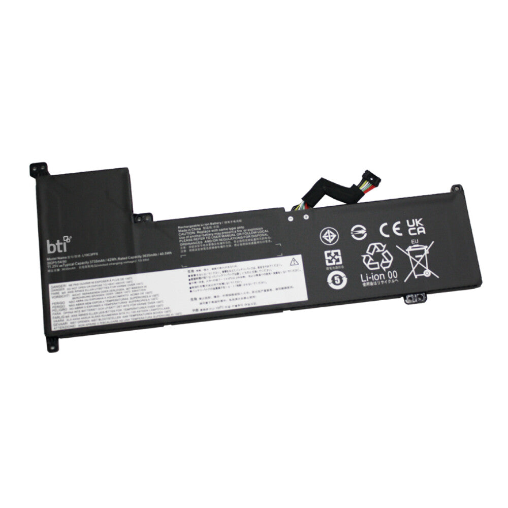 BTI L19L3PF4 compatible 42Wh 3-cell battery for LENOVO IdeaPad 3 17IML05